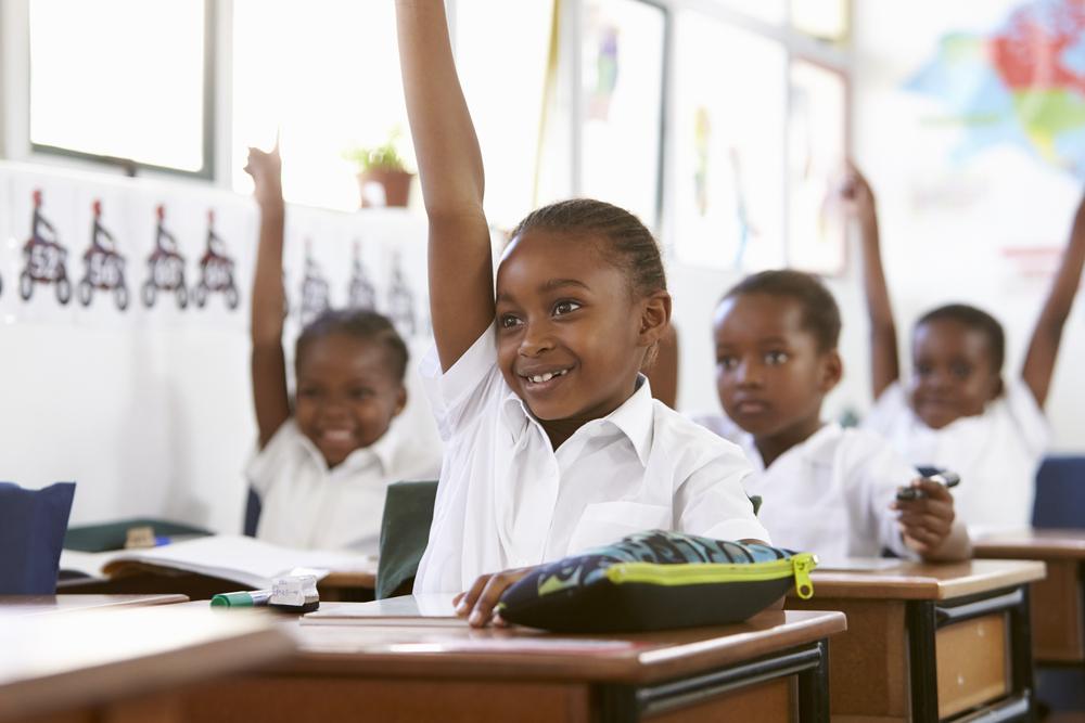 African Girl In School