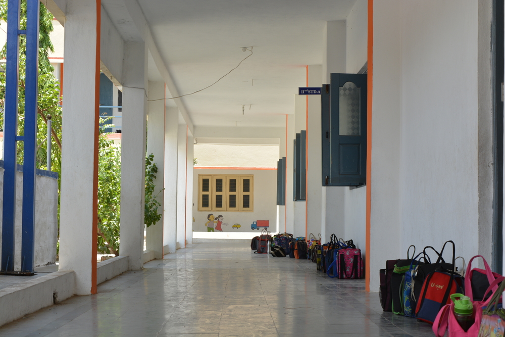 Hallway of a Philippines school